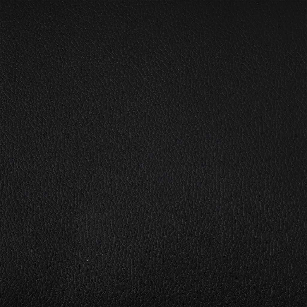 vidaXL كرسي بذراعين مكعب الشكل جلد صناعي أسود