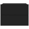 vidaXL خزانة جانب السرير لون أسود 40×30×30 سم خشب صناعي