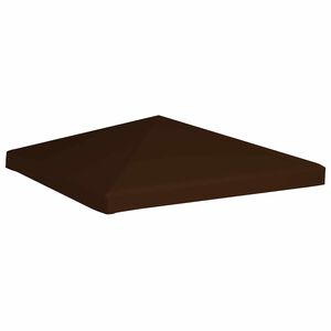 vidaXL غطاء سقف جازيبو 310 جم/ م&sup2; 3&times;3 م بني