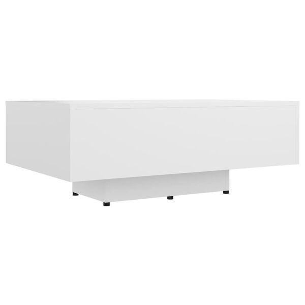 vidaXL طاولة قهوة لون أبيض 85×55×31 سم خشب صناعي