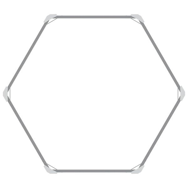 vidaXL حوض حديقة مرتفع فولاذ مجلفن 129&times;129&times;77 سم أخضر