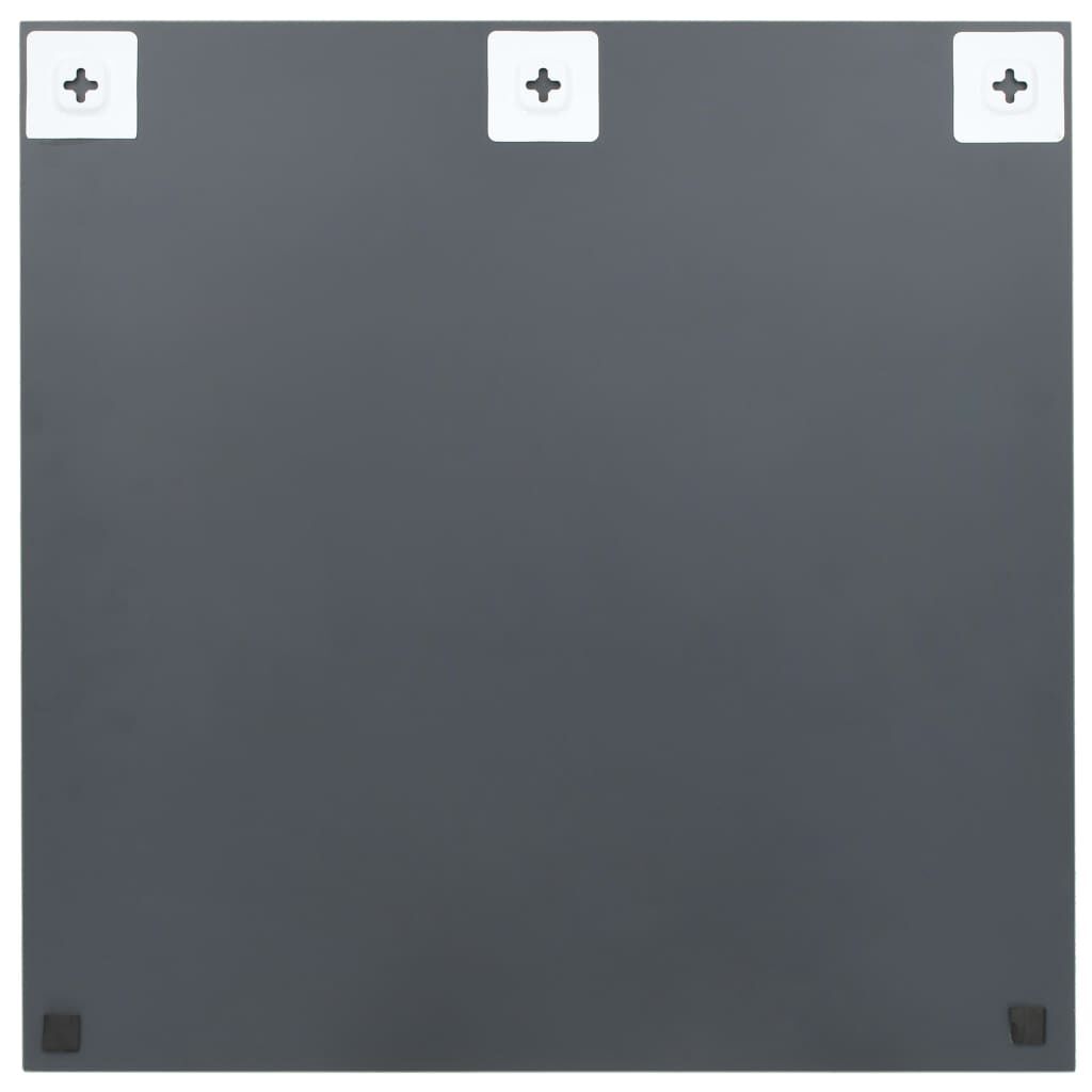 vidaXL مرايا حائط 2ق 60x60 سم زجاج مربع
