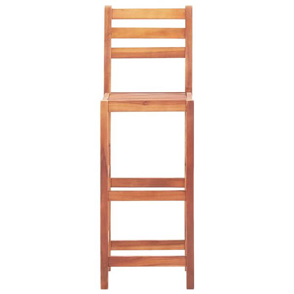 مقاعد بار vidaXL 2 ق خشب سنط صلب