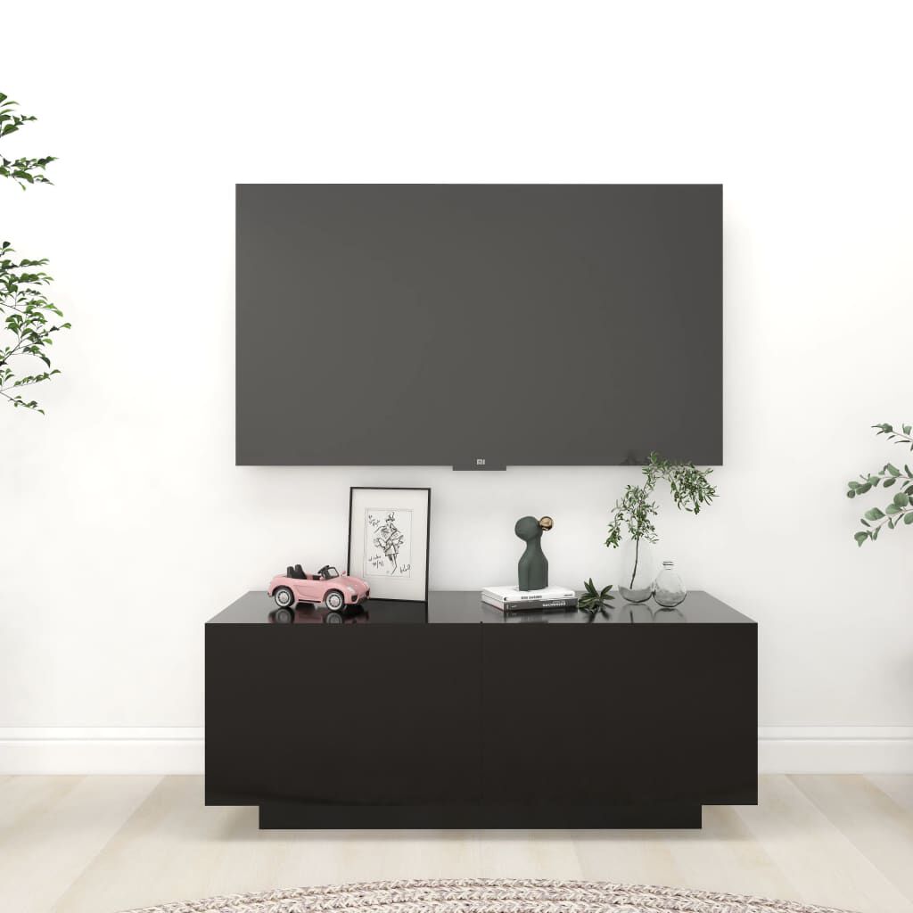 vidaXL خزانة تلفزيون 100×35×40 سم خشب صناعي أبيض