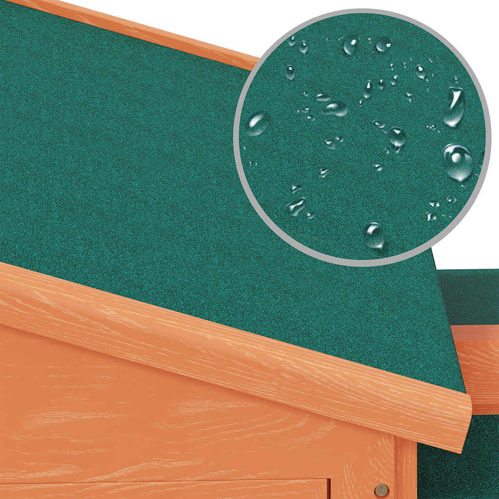 vidaXL قفص أرانب خارجي كبير منزل الحيوانات الصغيرة قفص الحيوانات الأليفة خشب