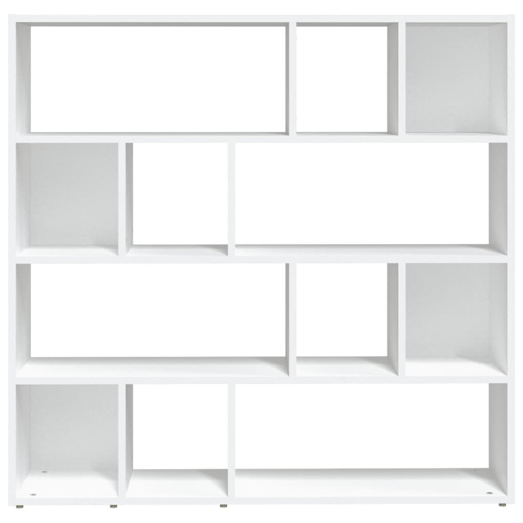 vidaXL خزانة كتب/مقسم غرف أبيض 102x24x105 سم