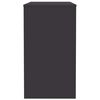 vidaXL مكتب رمادي 90×40×72 سم خشب مضغوط