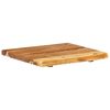vidaXL سطح حوض غسيل الحمام خشب أكاسيا صلب 58×55×3.8