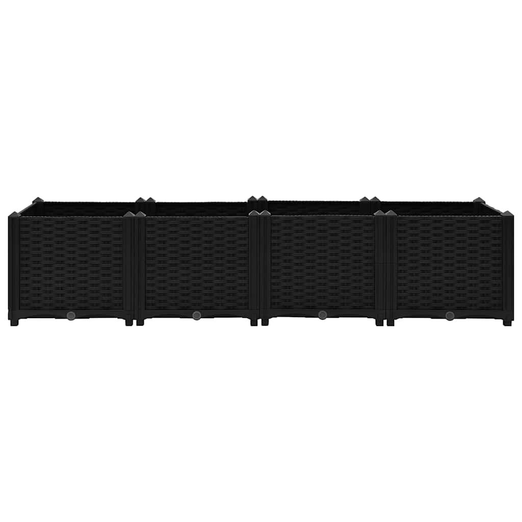 vidaXL حوض زراعي مرتفع 160×40×38 سم بولي بروبيلين