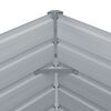 vidaXL حوض حديقة مرتفع 100×100×77 سم فولاذ مجلفن أخضر