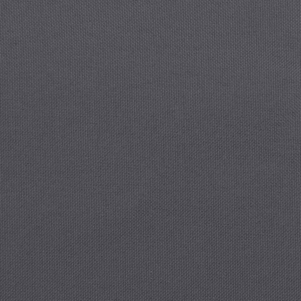 vidaXL وسائد كرسي 6 ق أنثراسيت 50×50×7 سم قماش