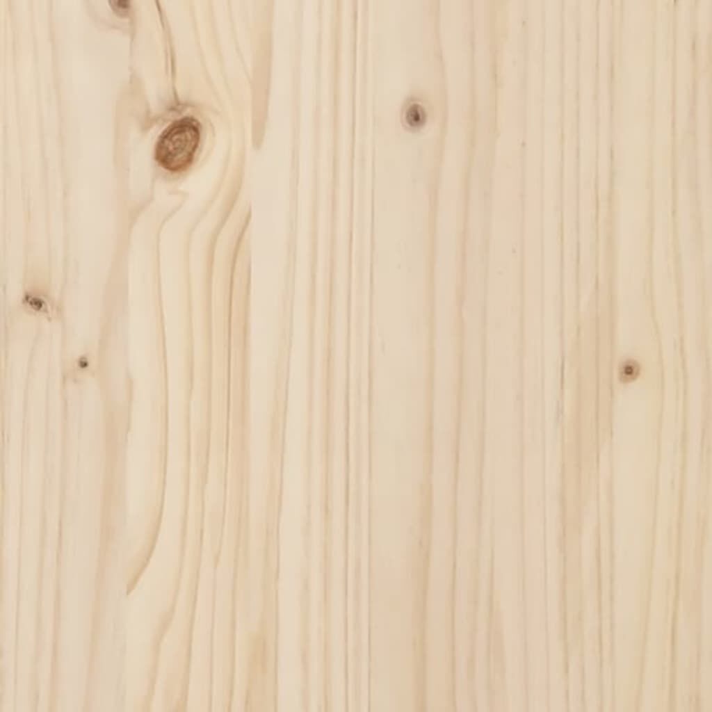 vidaXL طاولة طعام 75x55x110 سم خشب صنوبر صلب