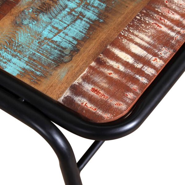 vidaXL كراسي سفرة 2 ق خشب مستصلح صلب