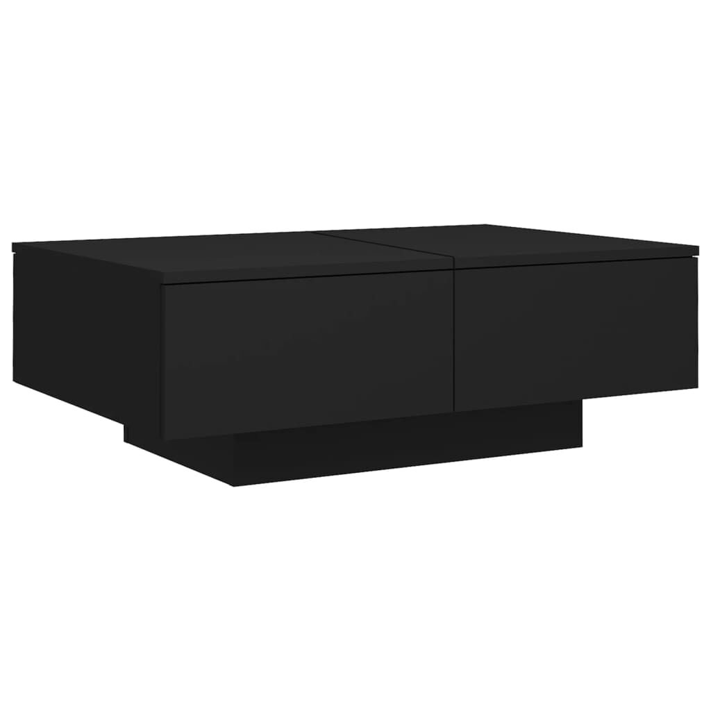 vidaXL طاولة قهوة لون أسود 31x60x90 سم خشب صناعي