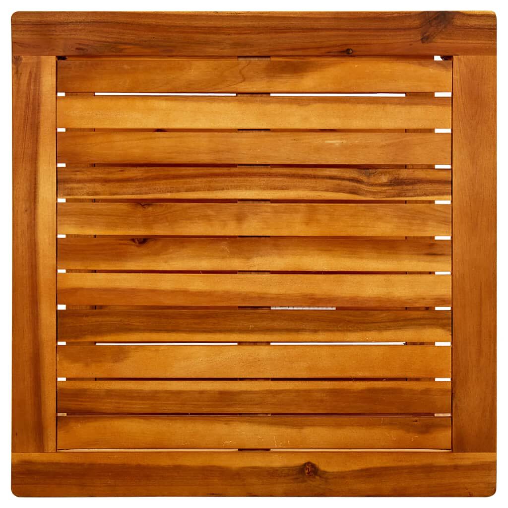 vidaXL طاولة قهوة 60×60×45 سم خشب أكاسيا صلب