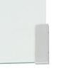 vidaXL طاولة قهوة زجاج مقوى 98×45×30 سم شفاف