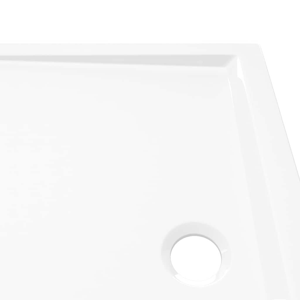 vidaXL قاعدة دش ABS مستطيلة 70×90 سم