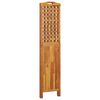 vidaXL مقسم غرفة 3-ألواح 121.5×2×180 سم خشب أكاسيا صلب