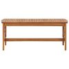 vidaXL طاولة قهوة 102×50×43 سم خشب أكاسيا صلب