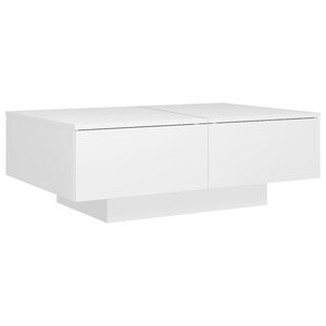 vidaXL طاولة قهوة لون أبيض 31x60x90 سم خشب صناعي