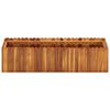 vidaXL حوض حديقة مرتفع 100×30×25 سم خشب أكاسيا صلب