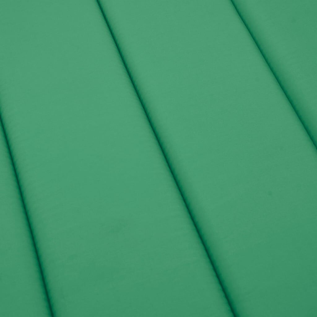 vidaXL وسادة كرسي تشمس لون أخضر 180×60×3 سم قماش أوكسفورد