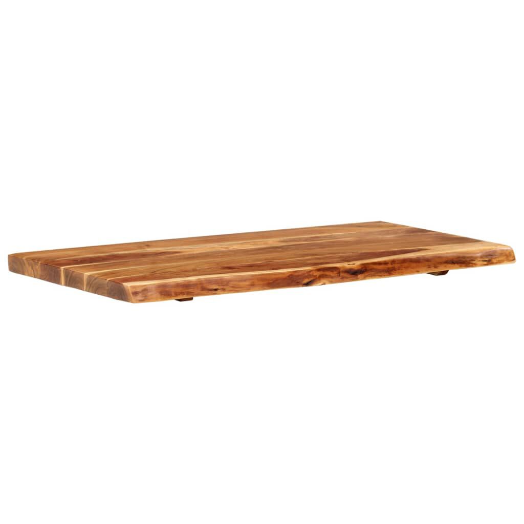 vidaXL سطح حوض غسيل الحمام خشب أكاسيا صلب 100×55×3.8 سم