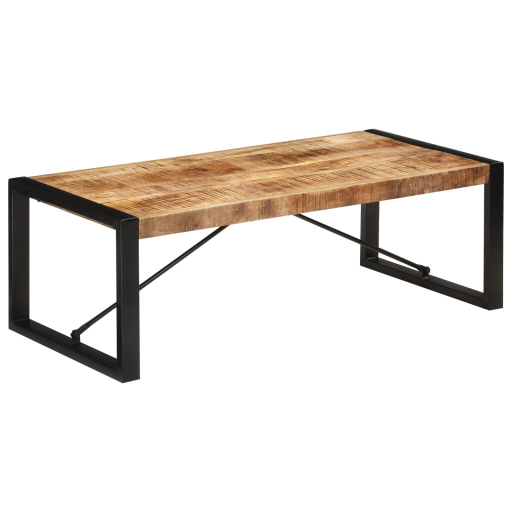 vidaXL طاولة طعام 120×55×40 سم خشب مانجو صلب خشن