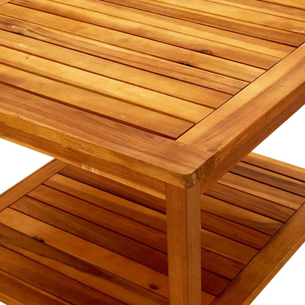 vidaXL طاولة قهوة 60×60×45 سم خشب أكاسيا صلب