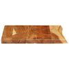 vidaXL سطح حوض غسيل الحمام خشب أكاسيا صلب 58×55×3.8