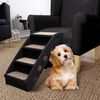 vidaXL درج كلب قابل للطي أسود 62×40×49.5