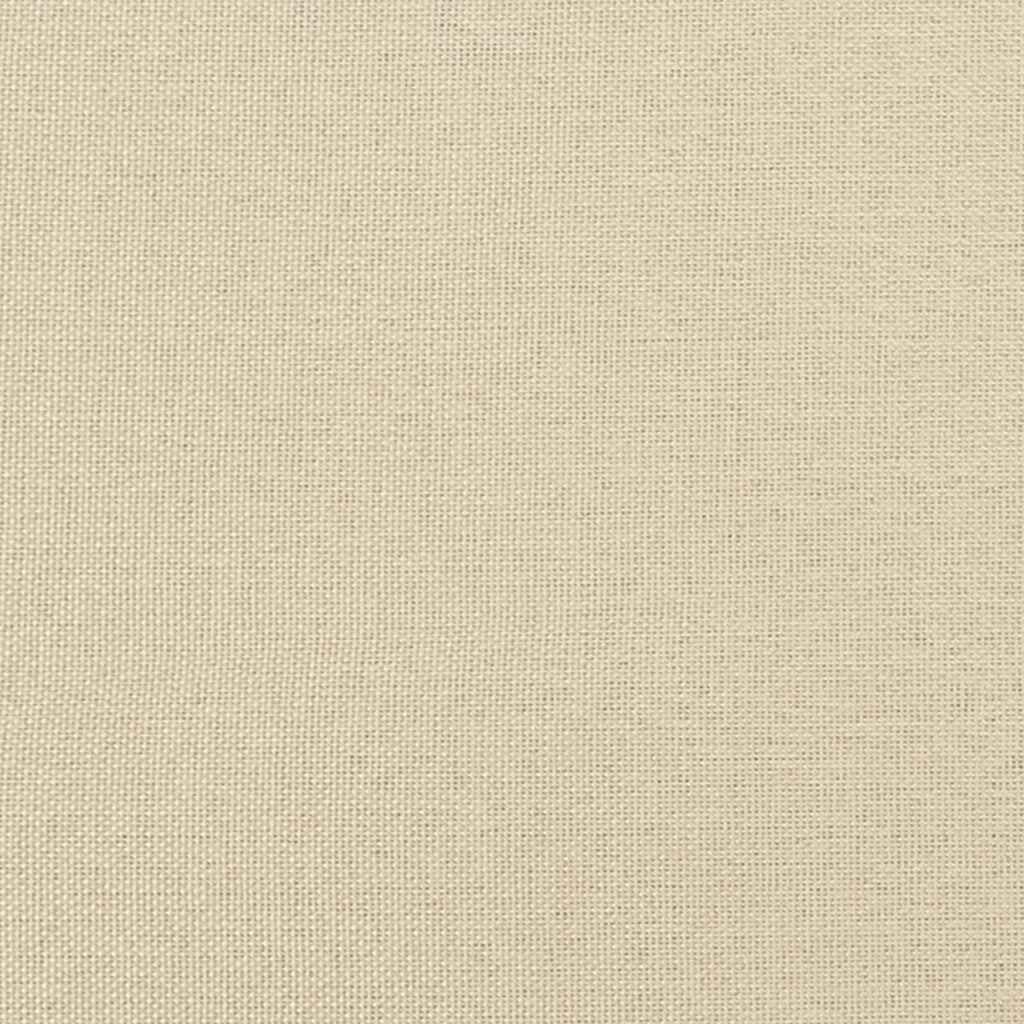 vidaXL سرير أريكة أرضي 2 في 1 لون كريمي 55x174x112 سم قماش