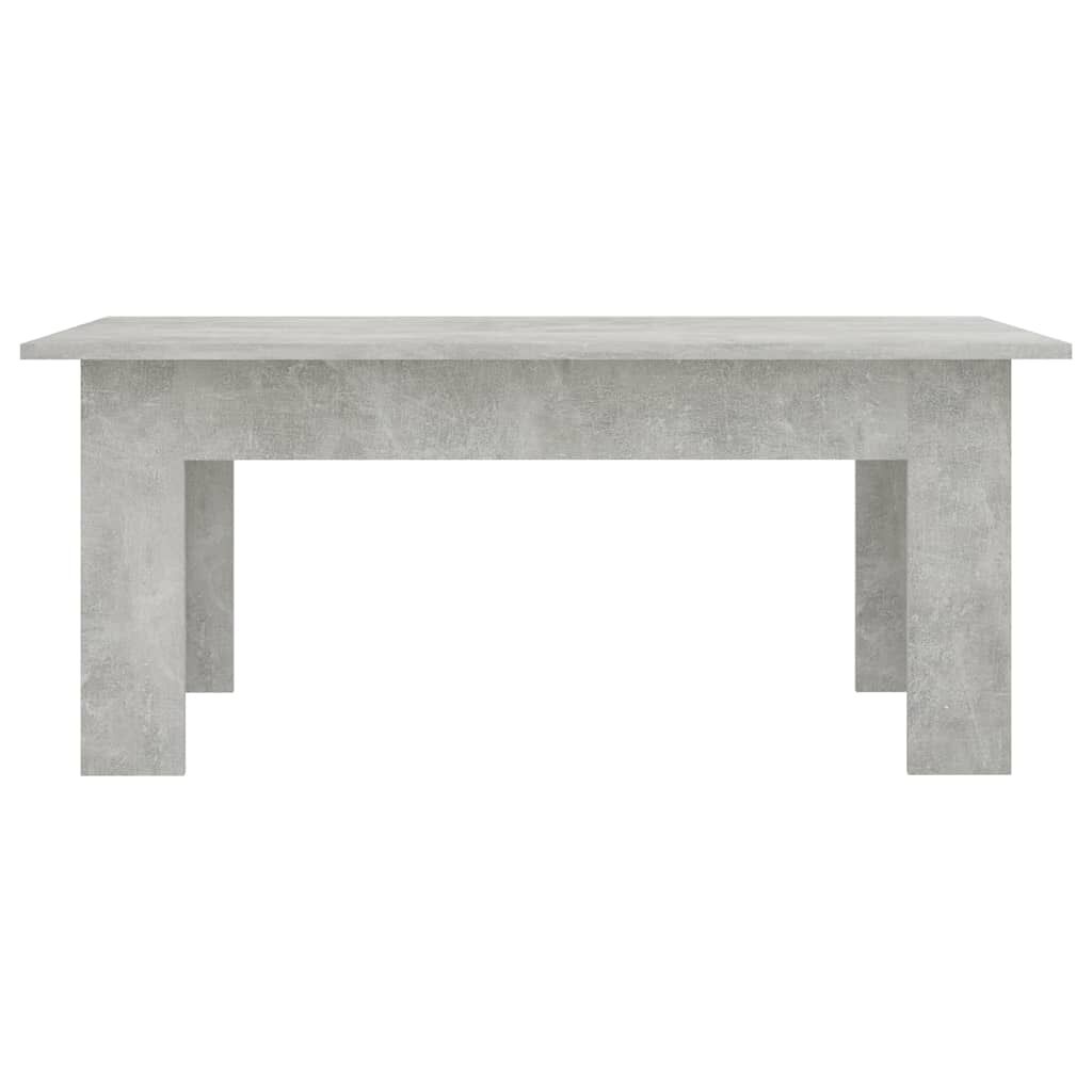vidaXL طاولة قهوة لون رمادي أسمنتي 100×60×42 سم خشب صناعي