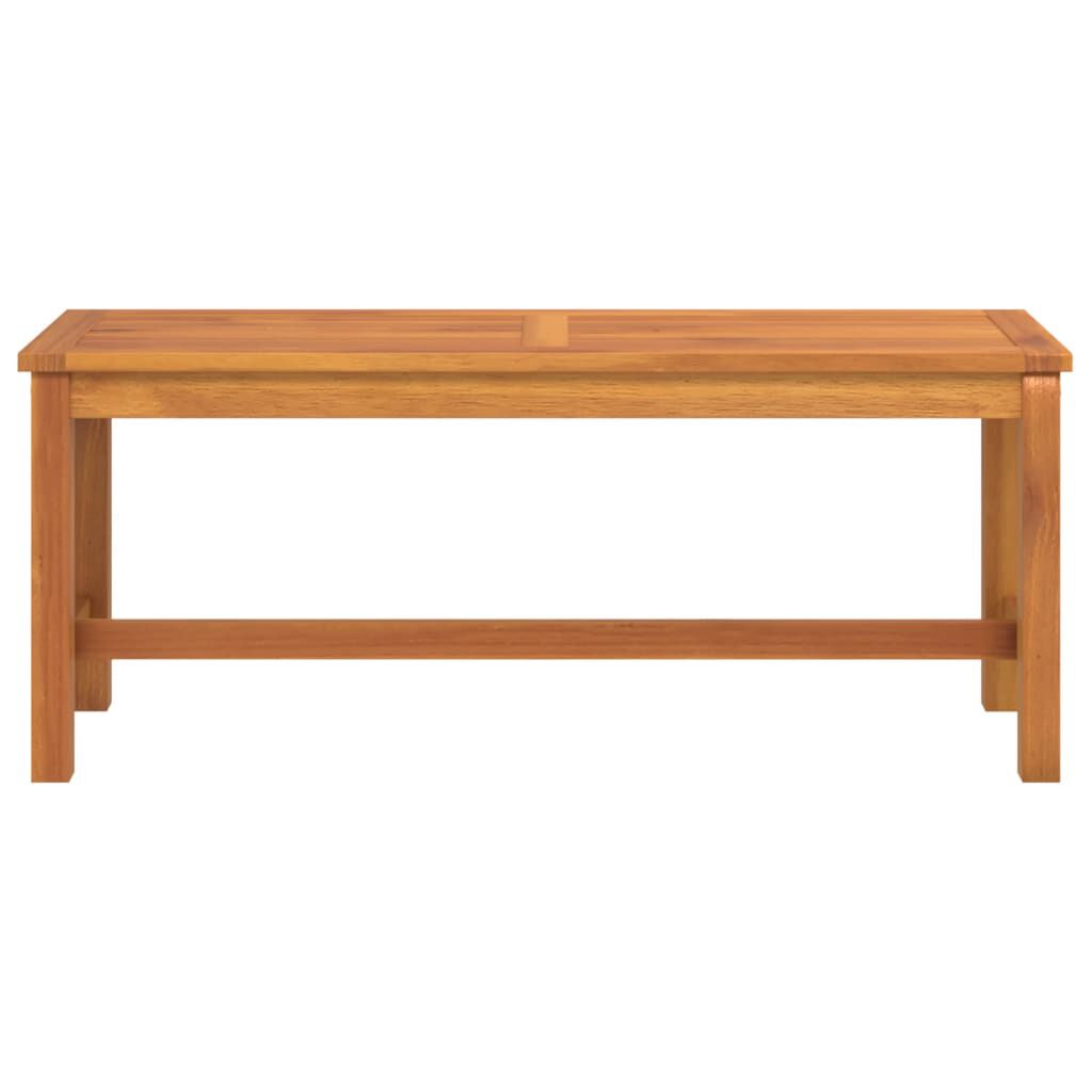 vidaXL مقعد طويل للحديقة 45x35x110 سم خشب أكاسيا صلب