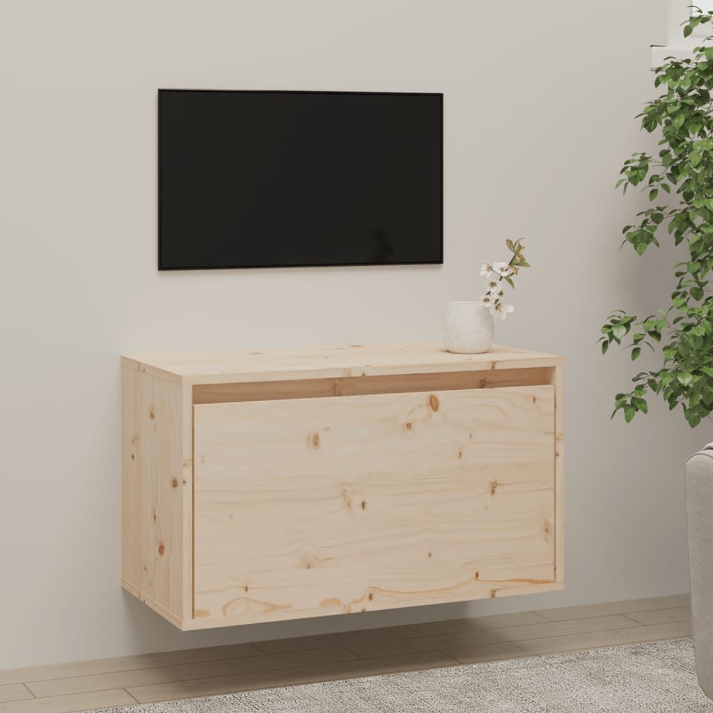 vidaXL خزانة حائط 35x30x60 سم خشب صنوبر صلب