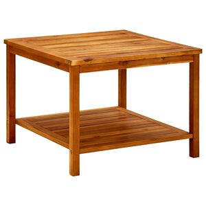 vidaXL طاولة قهوة 60&times;60&times;45 سم خشب أكاسيا صلب