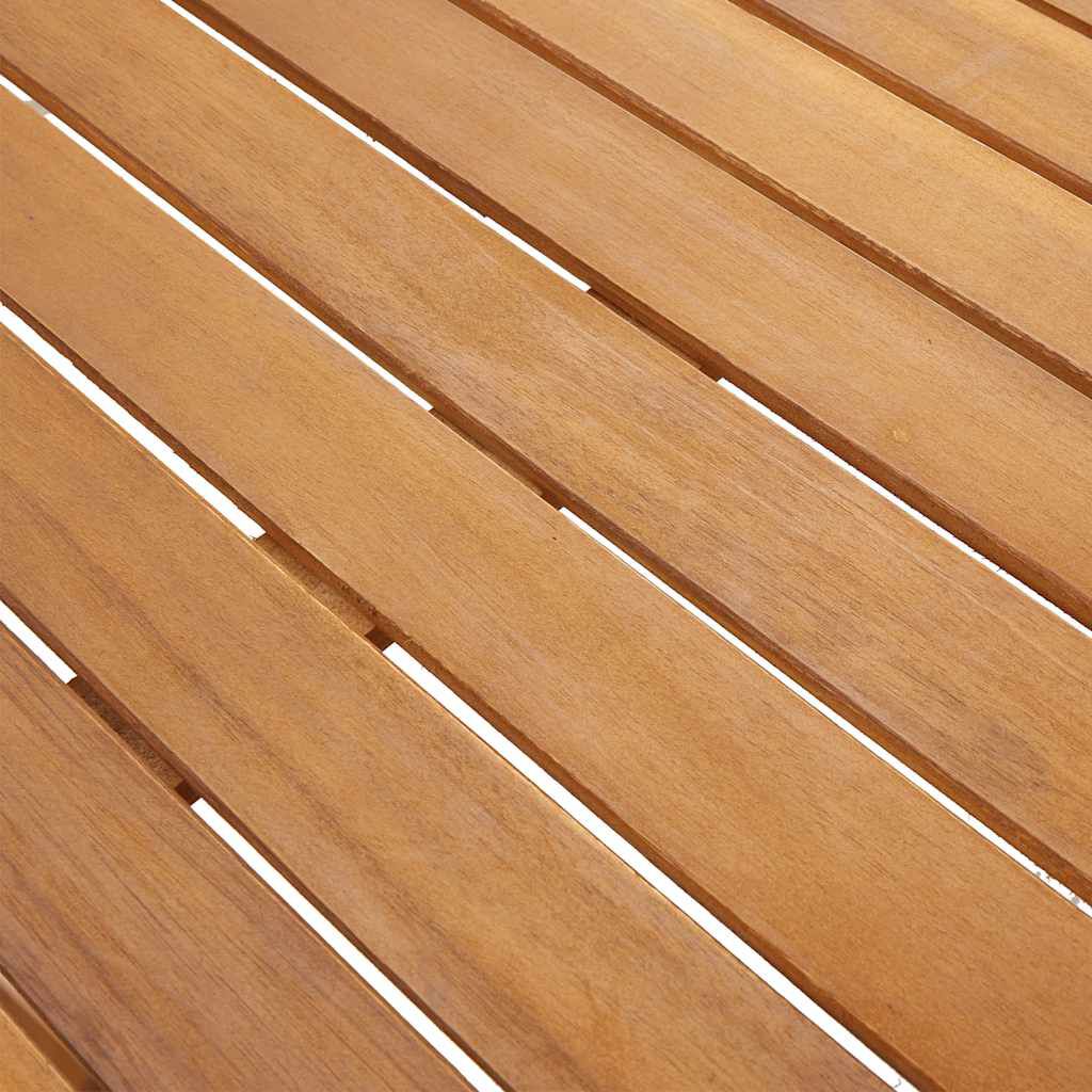 vidaXL طاولة حديقة 140×80×74 سم خشب أكاسيا صلب