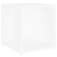 vidaXL طاولة جانبية أبيض 33×33×34.5 سم خشب صناعي