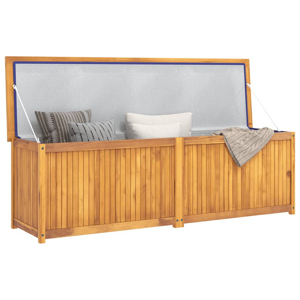 vidaXL صندوق حديقة 175×50×55 سم خشب ساج صلب