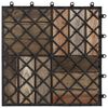 vidaXL بلاط أرضية 20 ق تشطيب رمادي 30×30 سم خشب أكاسيا صلب