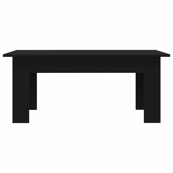 vidaXL طاولة قهوة لون أسود 100×60×42 سم خشب صناعي