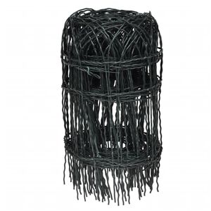 سياج حديقة حديد مطلي بمسحوق 0.4x25 م vidaXL