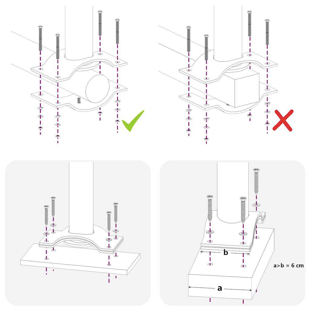 vidaXL مظلة فناء جانبية قابلة للسحب 300×80 سم رمادي