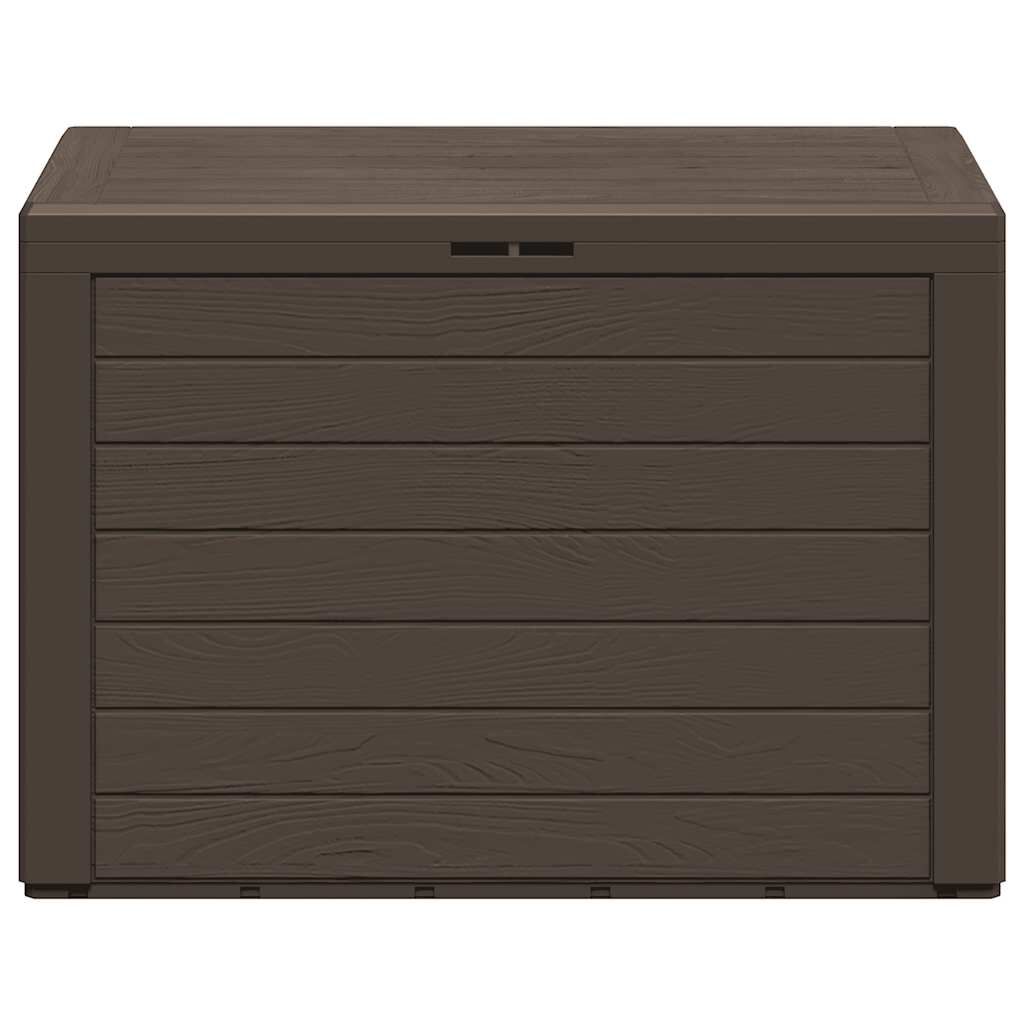 vidaXL صندوق تخزين الحديقة بني 78×44×55 سم