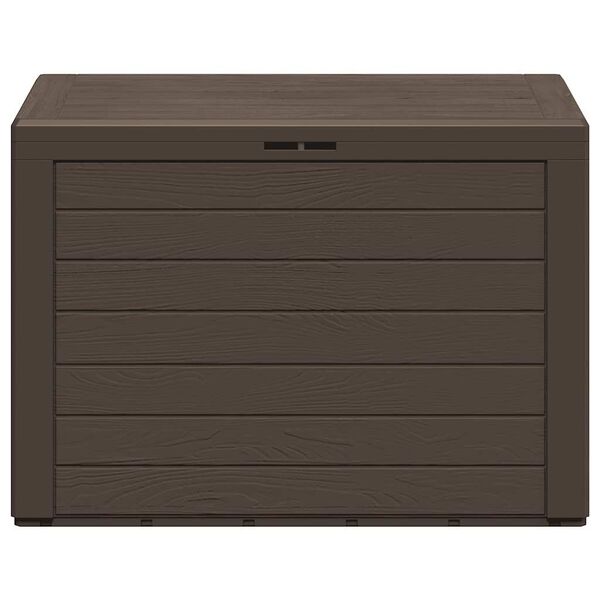 vidaXL صندوق تخزين الحديقة بني 78×44×55 سم