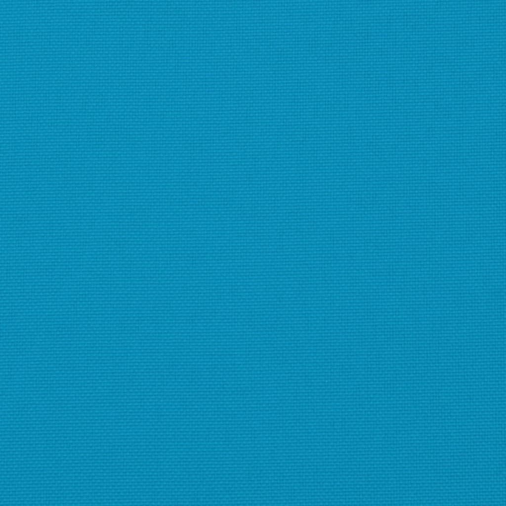 vidaXL وسائد كرسي 2 ق أزرق فاتح 50×50×7 سم قماش أوكسفورد