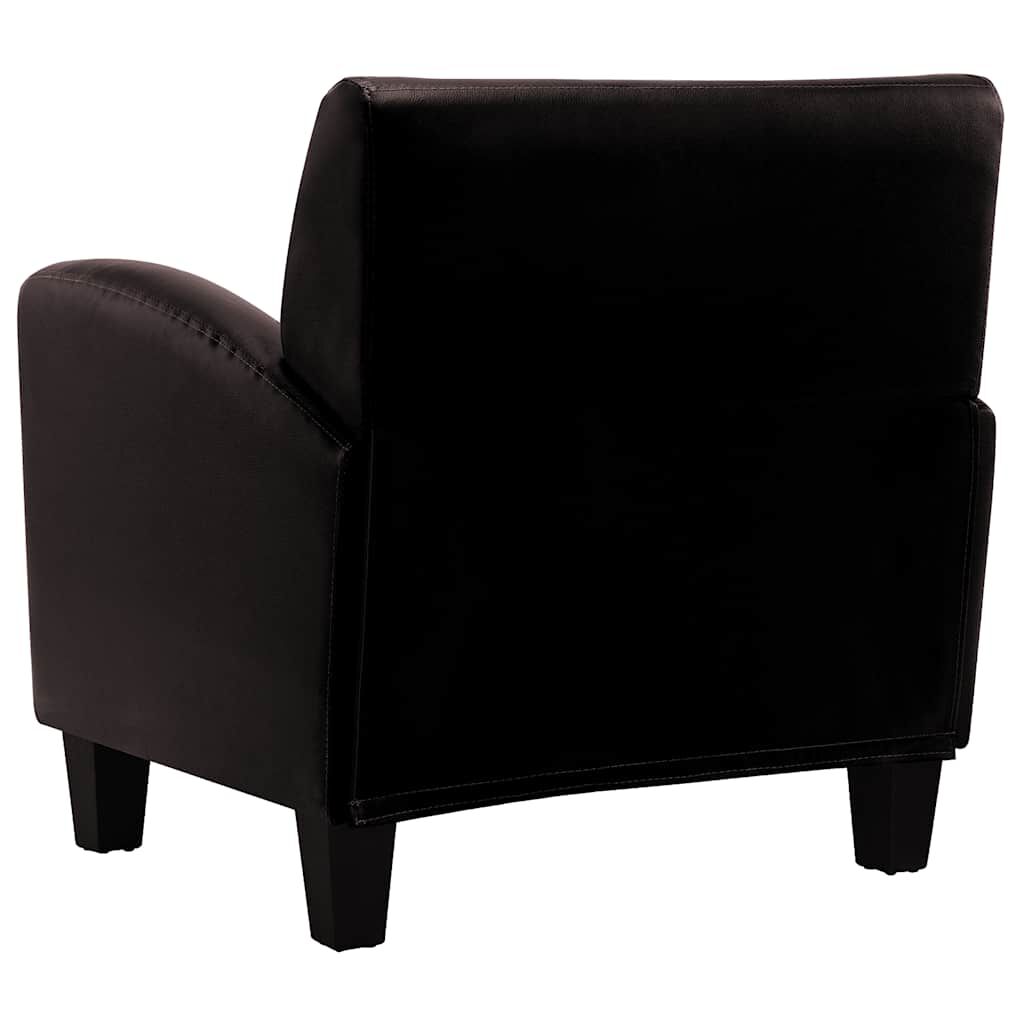 vidaXL كرسي أريكة بني داكن جلد صناعي