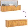 vidaXL صندوق حديقة 200×50×55 سم خشب ساج صلب