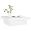 806912 vidaXL طاولة قهوة 90x90x28 سم خشب صناعي أبيض