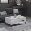 vidaXL طاولة قهوة أبيض 90×60×35 سم خشب صناعي